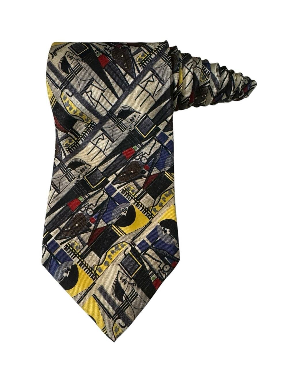 Picasso Collection Painter And His Model 1928 Vintage Novelty Necktie
